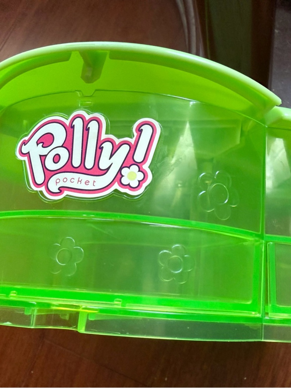 Polly Pocket Green Storage Case - Polly!